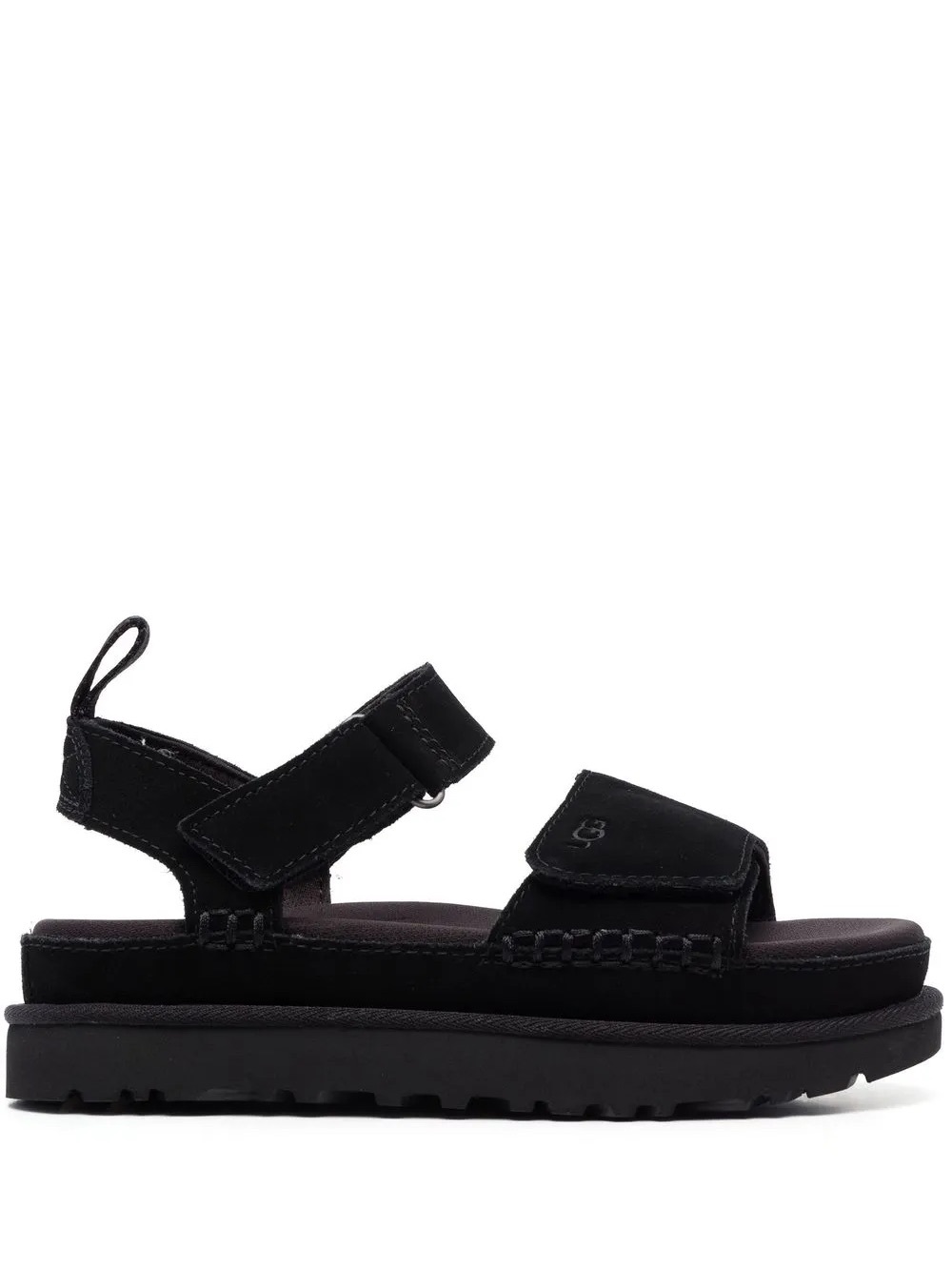 UGG Black Suede Sandals